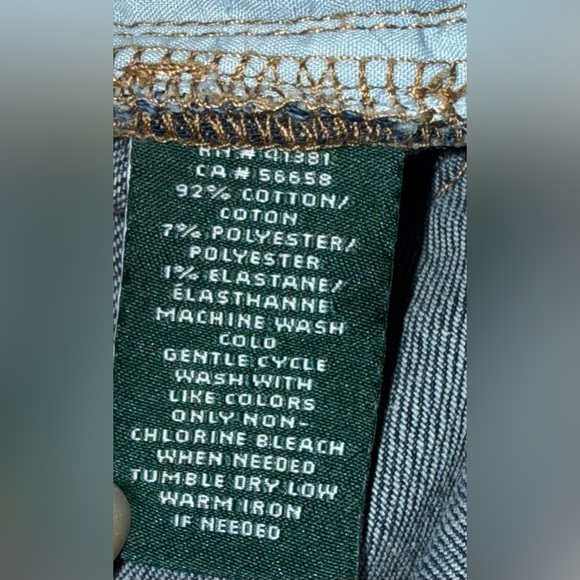 LRL Lauren Ralph Lauren Women’s Classic Straight Jeans Size 16 - Picture 10 of 11